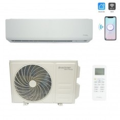 Aparat de aer conditionat inverter 9000 BTU, clasa energetica A++/A+, functie incalzire, dezumidificare, I feel, Wi-Fi, aplicatie Smart Life, kit inst