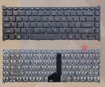 Tastatura pentru Acer Swift 5 SF515-51 fara backlight Neagra US foto