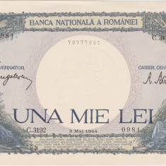 ROMANIA 1000 LEI MAI 1944 XF