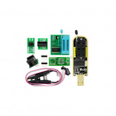 Modul programator CH341A 24 25 Series EEPROM Flash BIOS USB, Clema de testare SOIC8 SOP8 pentru EEPROM 93CXX / 25CXX / 24CXX foto