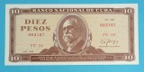 Bancnotă Cuba (pick 104) 10 Pesos 1988 UNC serie: FE10 003167