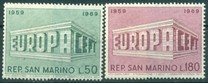 San Marino 1969 - Europa-cept 2v.v.neuzat,perfecta stare,serie completa(z) foto