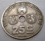 2.035 BELGIA 25 CENTIMES 1938, Europa, Cupru-Nichel