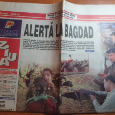 ziarul ziua 31 decembrie 2002-articol despre actorul jean-paul belmondo