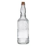Sticla de Apa, AVA, model Home Fantasy capac pluta, transparenta, 720ml