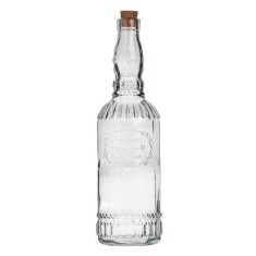 Sticla de Apa, AVA, model Home Fantasy capac pluta, transparenta, 720ml