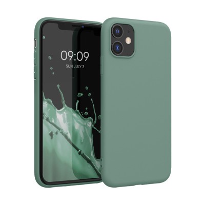 Husa pentru Apple iPhone 11, Silicon, Verde, 49787.166, kwmobile foto