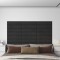 vidaXL Panouri de perete 12 buc. negru 60x15 cm catifea 1,08 m&sup2;