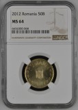 Romania - 50 Bani 2012 - MS 64 - Top Pop