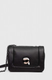 Karl Lagerfeld poseta culoarea negru, 245W3055