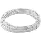 Cablu cupru multifilar izolat 10m alb 1x0.14mm Goobay
