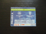 Politehnica Iasi-Universitatea Craiova (sezon 2009/2010), bilet de meci