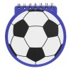 Carnet Fotbal Minge Multicolor 14.5x15cm, 60 File, Coperta Moale, Spiralat, Agenda Notițe Baieti