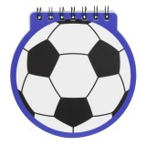 Carnet Notițe Fotbal, Model Minge, Culoare Multicolor, Dimensiuni 14.5x15cm, File 60, Copertă Moale, Legare Spirală, Oem