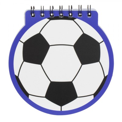 Carnet Notițe Fotbal, Model Minge, Culoare Multicolor, Dimensiuni 14.5x15cm, File 60, Copertă Moale, Legare Spirală foto