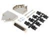 Conector D-Sub 25 pini Tată pentru cablu Ecranat ENCITECH Negru Montare Lipire