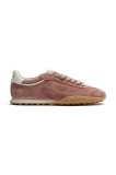 Hoff sneakers din piele &icirc;ntoarsă BRIDGE culoarea roz, 22561023