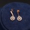 Cercei din argint Little Sweet Diamond ARG339B