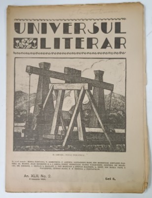 UNIVERSUL LITERAR , No.2 , 1927 foto