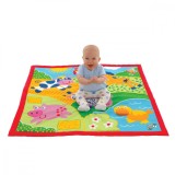 Salteluta de activitati pentru bebelusi Ferma, 100 x 100 cm, Galt