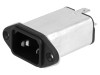 Conector AC soclu tată 6A 250VAC IEC 60320