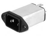 Conector AC soclu tată 6A 250VAC IEC 60320