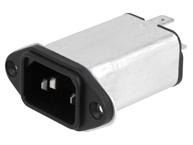 Conector AC soclu tată 6A 250VAC IEC 60320