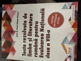 Teste rezolvate la limba si literatura romana clasa a VIII-a Evaluarea Nationala
