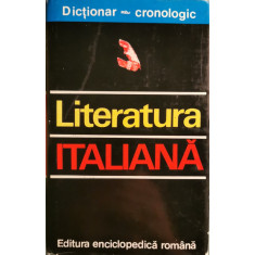 Dictionar cronologic: Literatura italiana - Nina Facon, Doina Condrea-Derer, Andreia Vanci-Birtolon