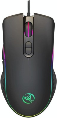 Mouse Nou pentru Gaming, HXSJ A867, 6400dpi, 7 Butoane, RGB, Negru, Cu Fir NewTechnology Media foto