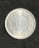 Moneda 5 Lei 1948, Aluminiu, 23mm, Rom&acirc;nia, Numismatică, Necirculată