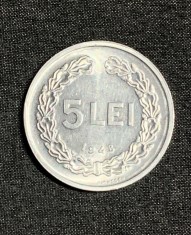 Moneda 5 lei 1948