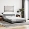 vidaXL Cadru de pat, Dover, gri deschis, 160x200 cm, textil 373205