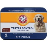 Tablete Masticabile, Arm &amp;amp; Hammer, Tartar Control, impotriva Depunerilor de Tartru, Aroma Menta si Vita, 40 buc