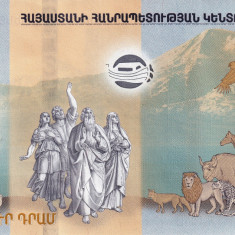 Bancnota Armenia, 500 Dram 2017 (comemorativa: Arca lui Noe), UNC