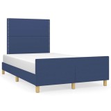 Cumpara ieftin Cadru de pat fara saltea tesatura albastra 120x200 cm