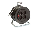 Prelungitor alimentare AS SCHWABE 15m 3G1,5mm&sup2; 4 prize PVC negru 810180