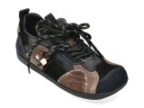 Pantofi sport GRYXX negri, 39968, din piele intoarsa