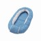 Cuib bebelusi pozitionator SomnArt baby nest, 94x60cm, albastru