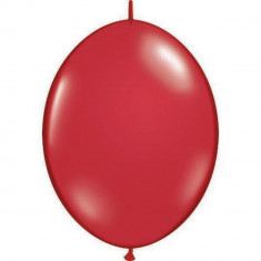 Balon Cony Ruby Red, 6 inch (16 cm), Qualatex 90280 foto