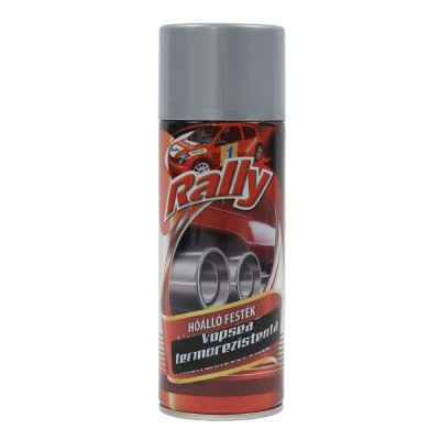 Spray auto cu vopsea, termorezistent, argintiu, Rally, 400 ml foto