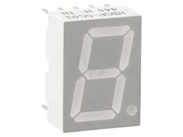 Afișaj LED 7 Segmente 14,22mm Roșu