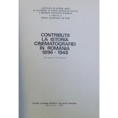 CONTRIBUTII LA ISTORIA CINEMATOGRAFIEI IN ROMANIA 1896-1948 - ION CANTACUZINO 1971
