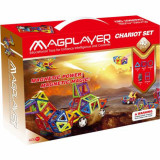 Joc de constructie magnetic - 40 piese, MAGPLAYER