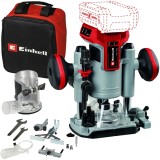 Einhell TP-RO 18 Set Li BL PXC - Masina de frezat fara acumulatori si incarcator Li-Ion 18 V - Ah 6 8 mm motor fara perii
