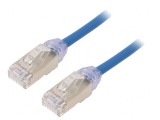 Patch Cord Cat6a F/UTP Albastru 5m LSZH 28AWG