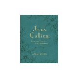 Jesus Calling, Large Text Teal Leathersoft, with Full Scriptures: Enjoying Peace in His Presence (a 365-Day Devotional)