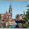 AD 760 C. P. VECHE - AMSTERDAM -LA TOUR DE LA MONNAIE - OLANDA -CIRCULATA 1961
