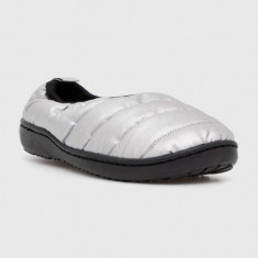 SUBU papuci de casa Packable F-Line culoarea argintiu, SP-10