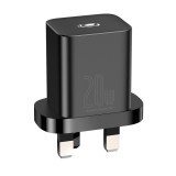 Incarcator priza UK Anglia, Type-C Baseus, 20W, CCSUP-K01